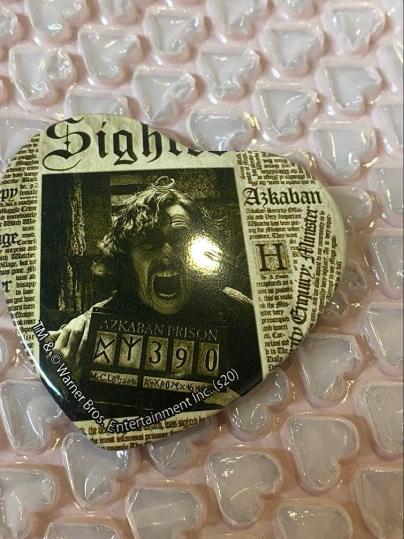 ハリーポッター ハリポタ ハート 缶バッジ シリウス ルーピン