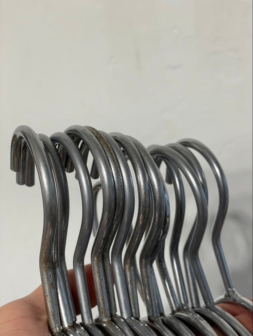 【17本セット】スマートハンガー スチールハンガー シルバー 古着屋