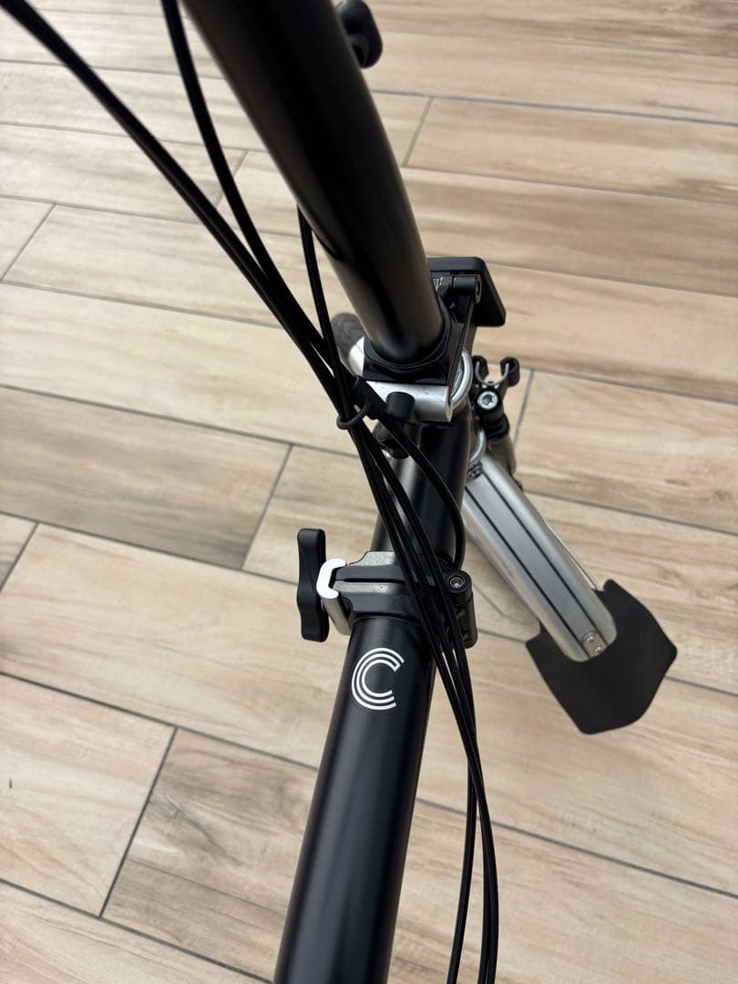 BROMPTON Cライン6速 折りたたみ自転車 ブラック 16インチ