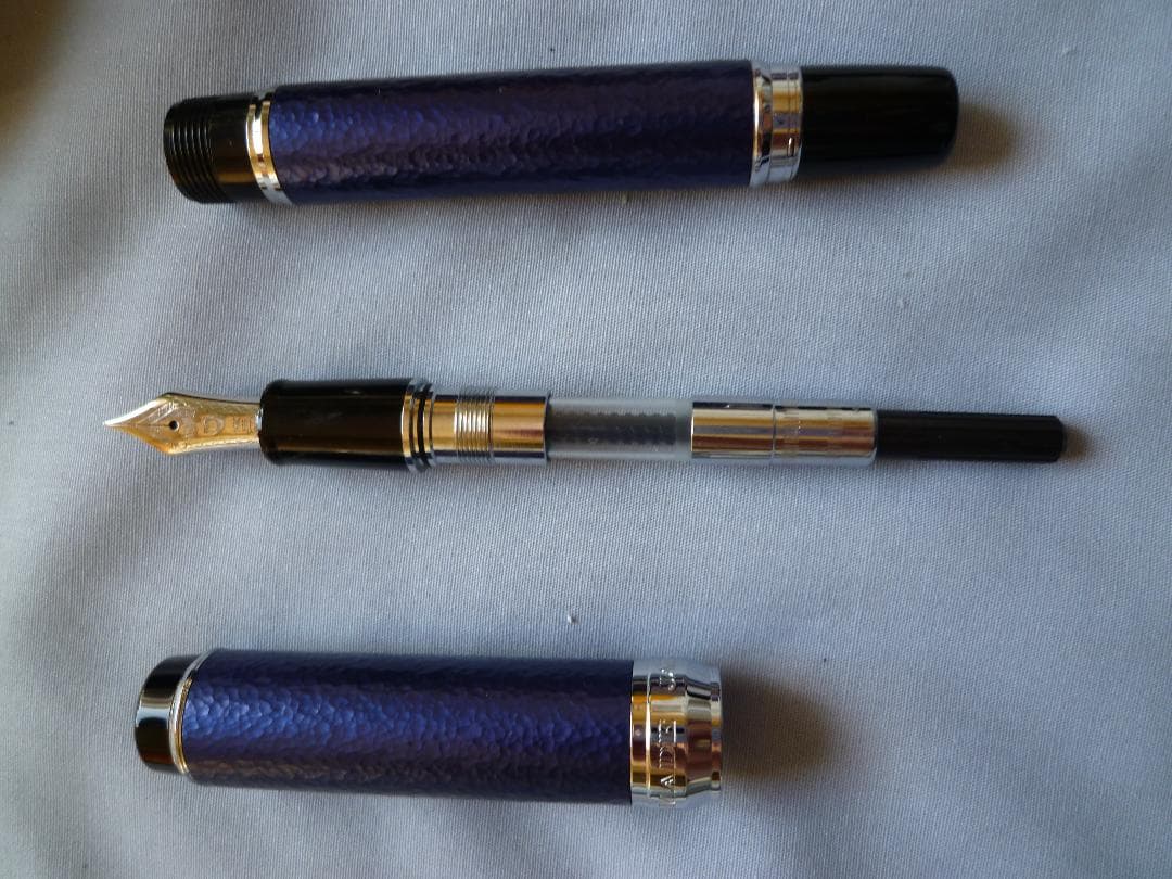セーラー×大分 JAPAN BLUE 藍色アルミ万年筆