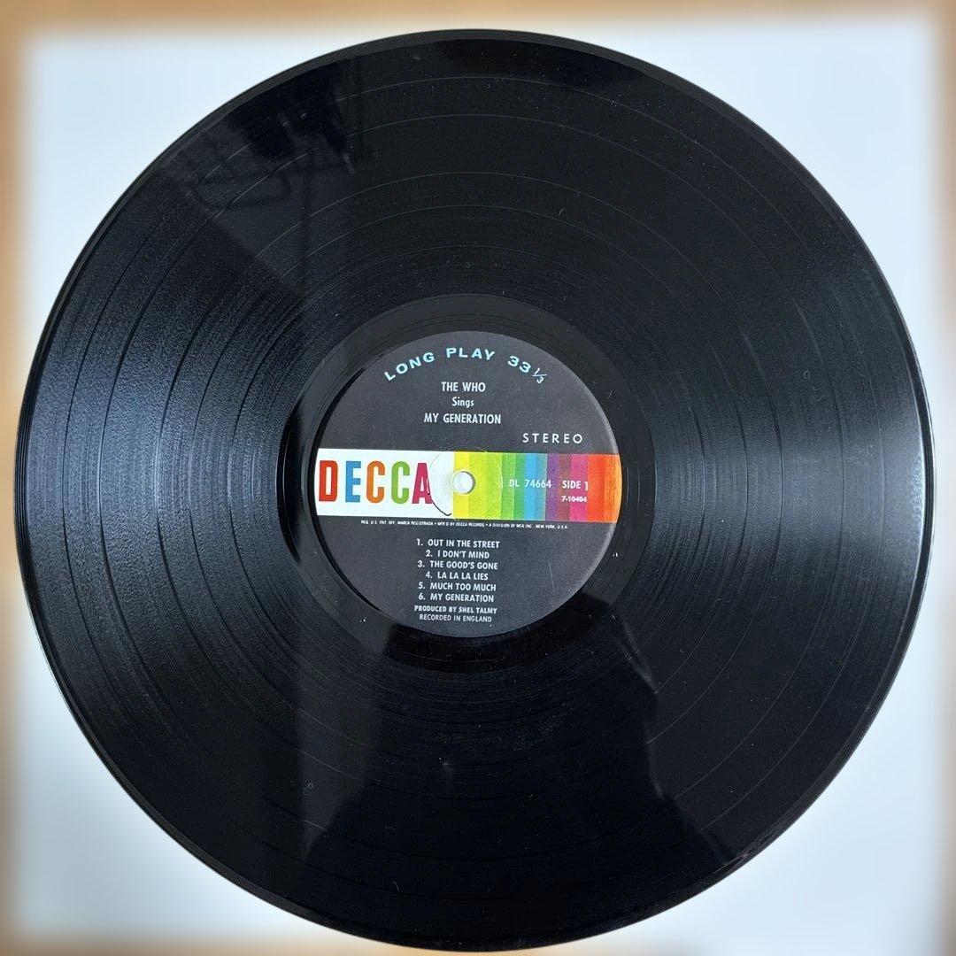 ザ フー 名盤 レコード マイジェネレイション USオリジナル盤