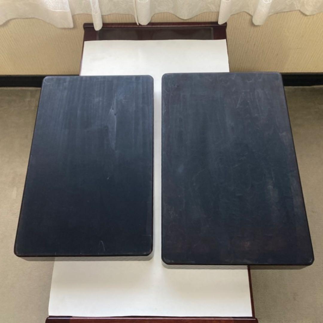 鎌倉彫 乱れ籠 衣装籠 盆 トレイ 2枚組 収納 木製 彫刻 漆塗 花柄 レトロ