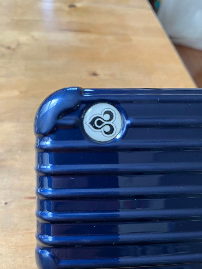 【絶品】RIMOWA ネイビー トラベルポーチ タイ国際航空