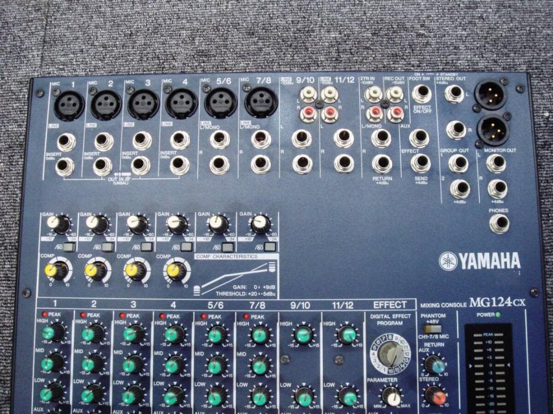 YAMAHA ヤマハ MG124CX ミキサー ミキシング PA-20 アダプタ