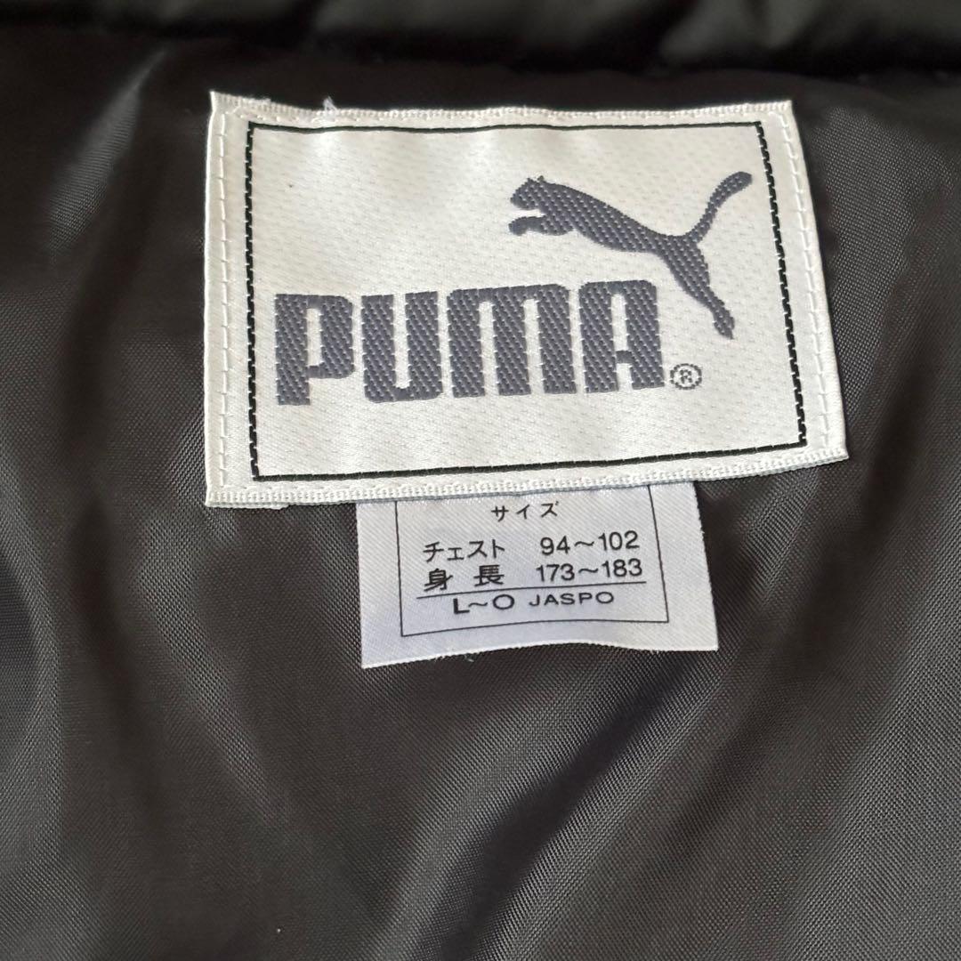 美品✨ プーマ ロングダウンジャケット ベンチコート 黒 ブラック L〜O