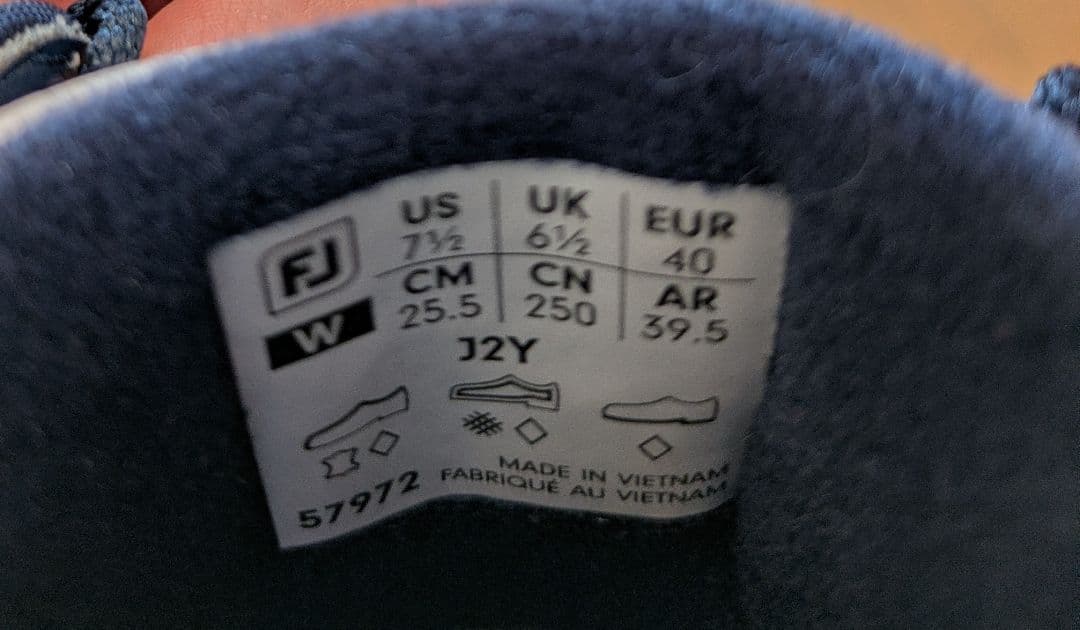 FootJoyトラディションズリミテッドオーシャンミスト 25.5cm 超美品♪