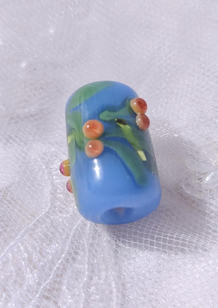 吉田正子トンボ玉（捌）　ガラス玉に込めた日本画　和のこころ　癒しの伝統美術