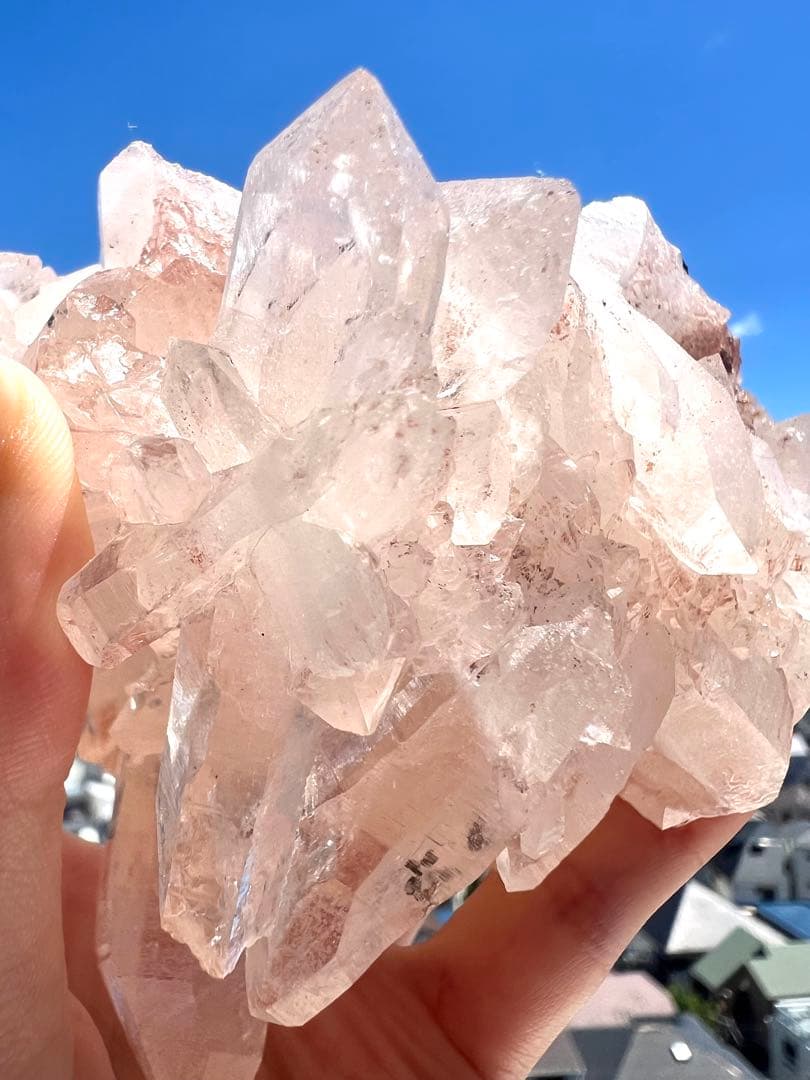 美✨希少✨AAAAピンクヒマラヤレムリアンの神殿✨美しい大天使の女神✨翼のドレス