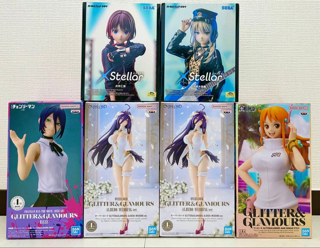 【人気アニメレディースフィギュア 6個セット】✳︎✳︎✳︎！