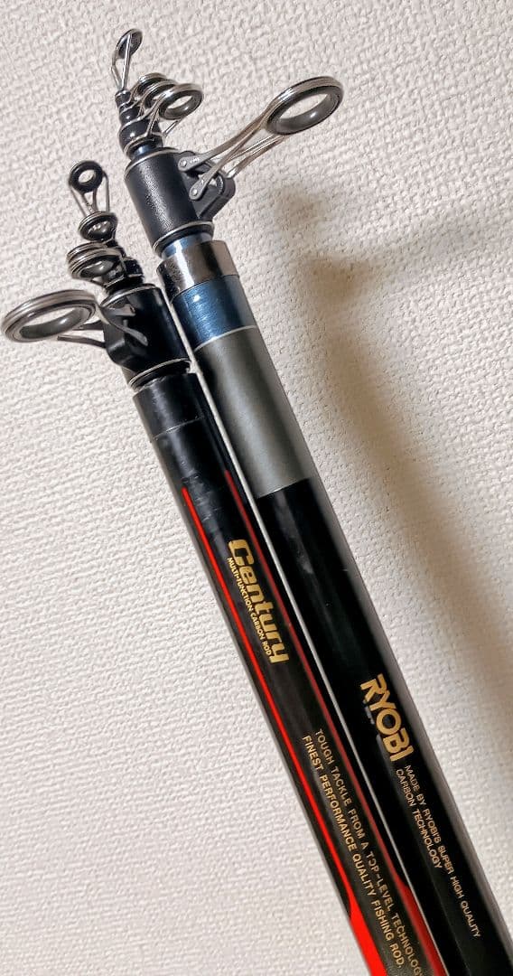 リョービダイナキャスターEX420&オリムピックブラックサーフ390投げ竿まとめ