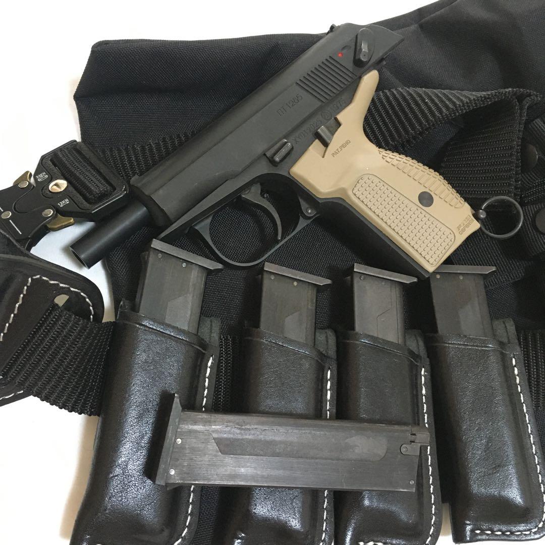 か*ン様 【本革ホルスター＆マガジン5本?!】KSC マカロフ PMG HW ガ