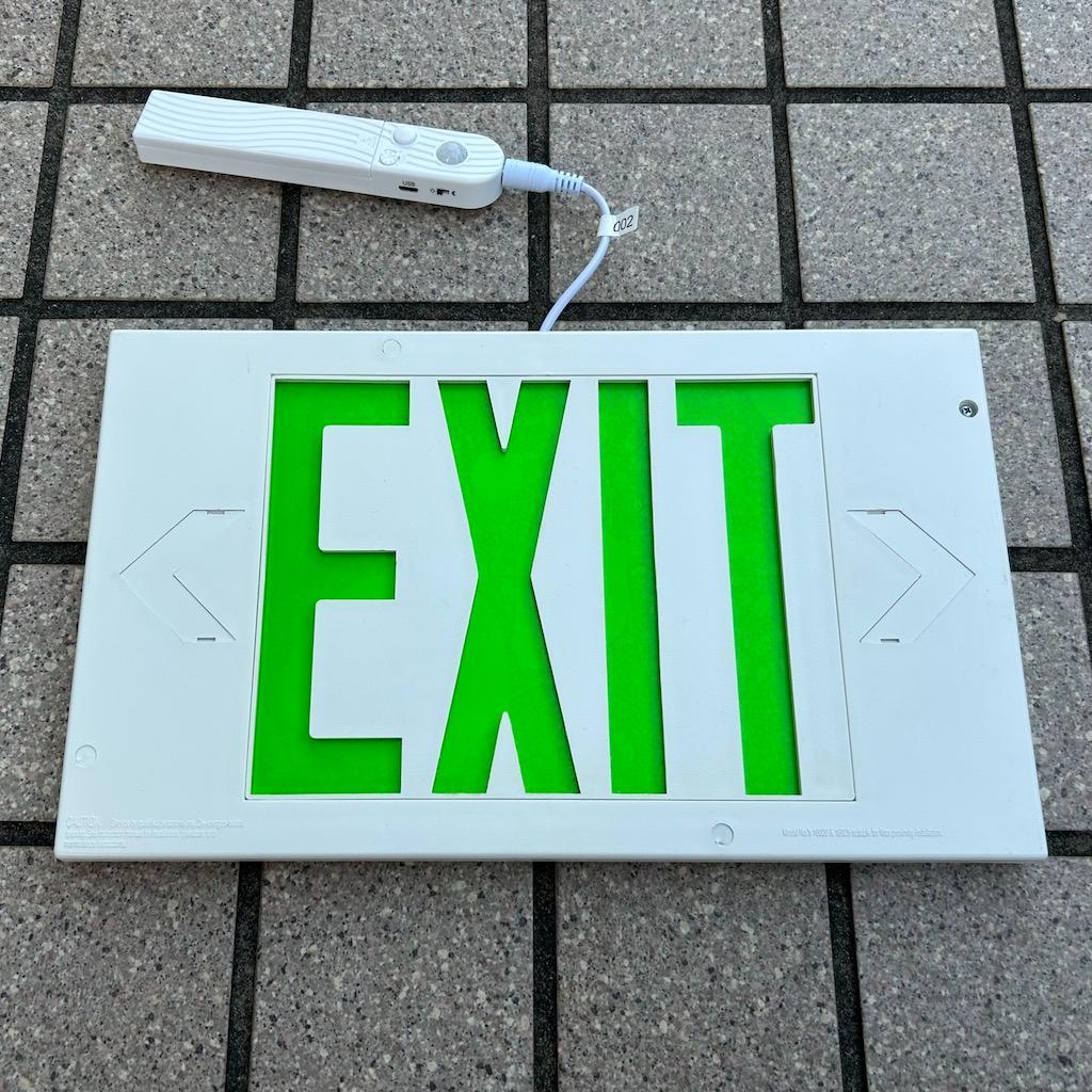 米軍　非常灯　看板　ミリタリー 白