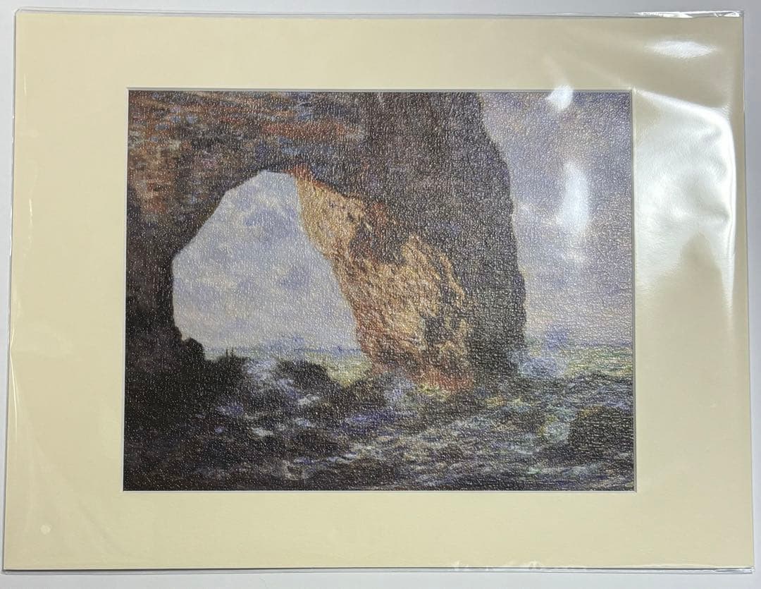 モネ展 マット付き額絵 5種 フレーム 1種