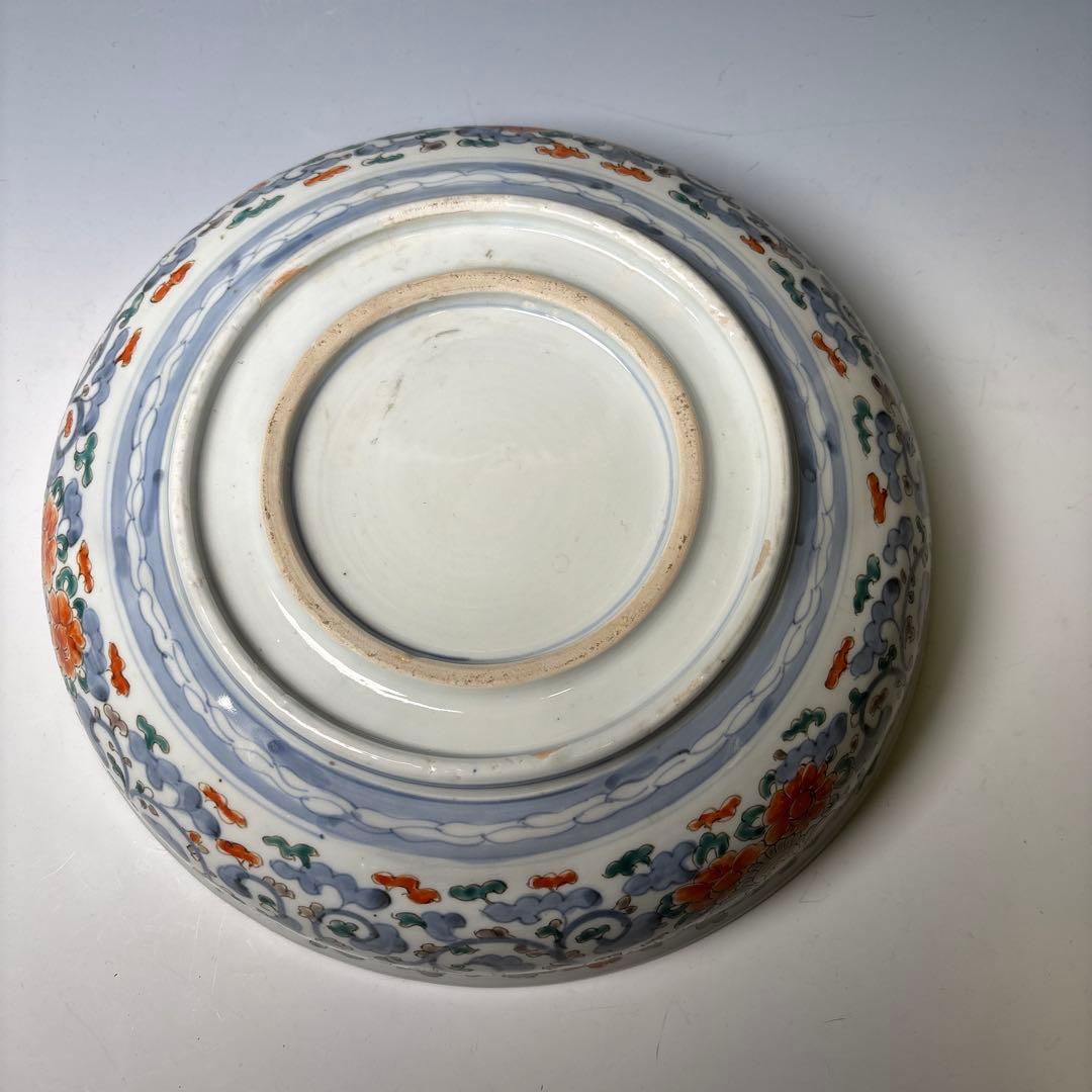 古伊万里　色絵　花鳥文　鉢　明治時代