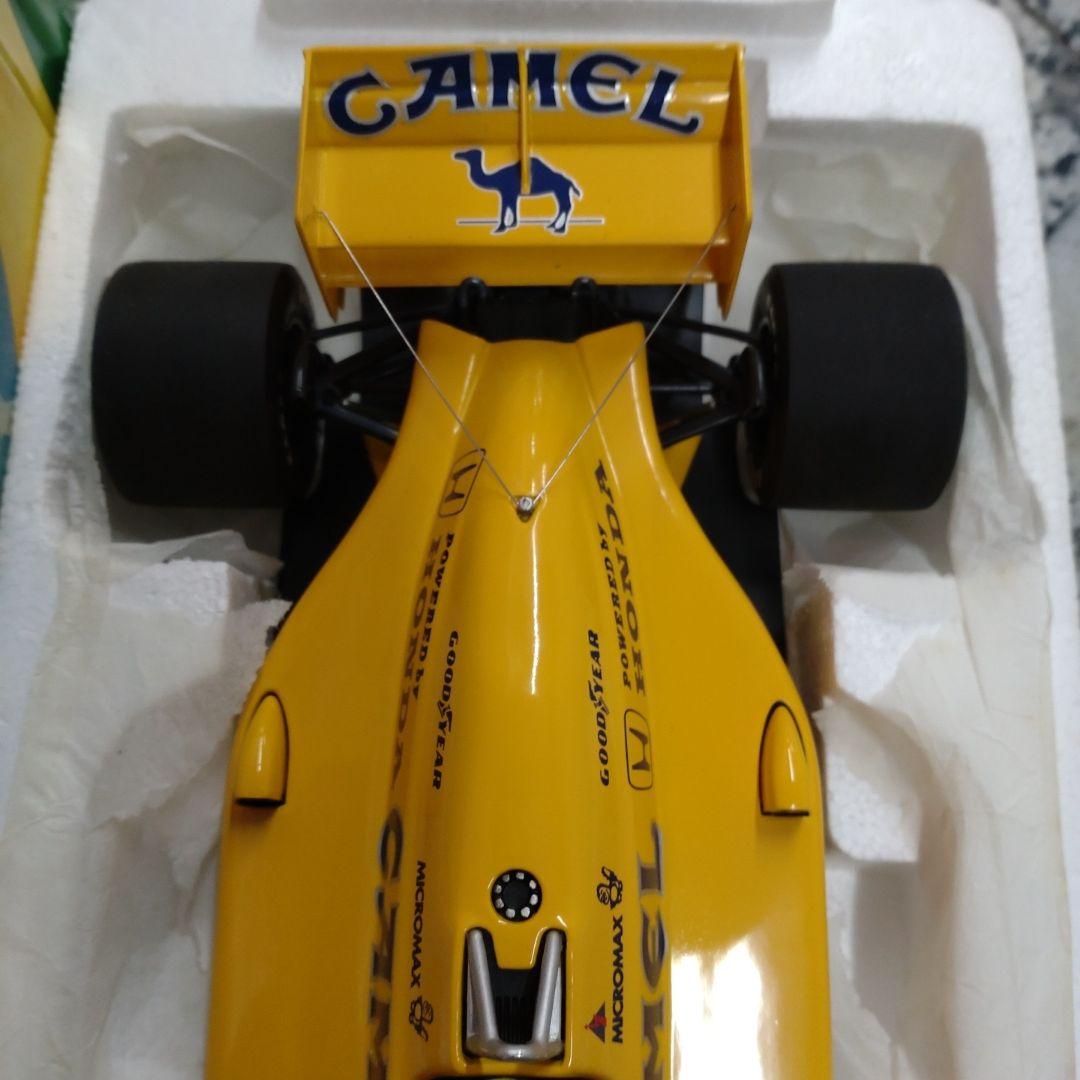 ミニチャンプス 1/18 ロータス 99T A・セナ 1987 CAMEL仕様