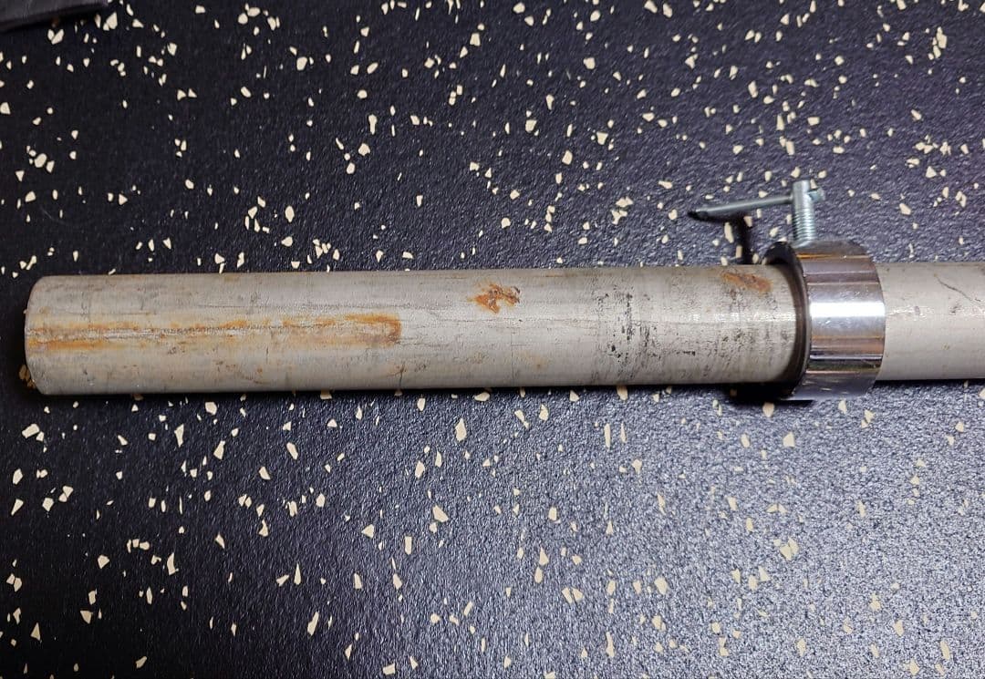 アクセルバーベル風　オリンピックバーベル　ステンレスパイプ