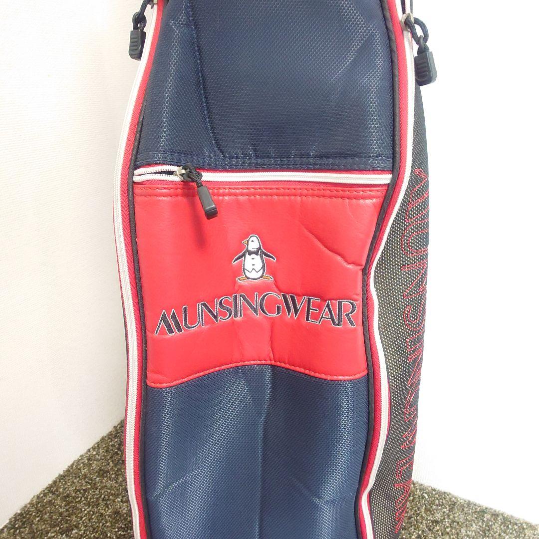 Munsingwear キャディバッグ ネイビー/レッド
