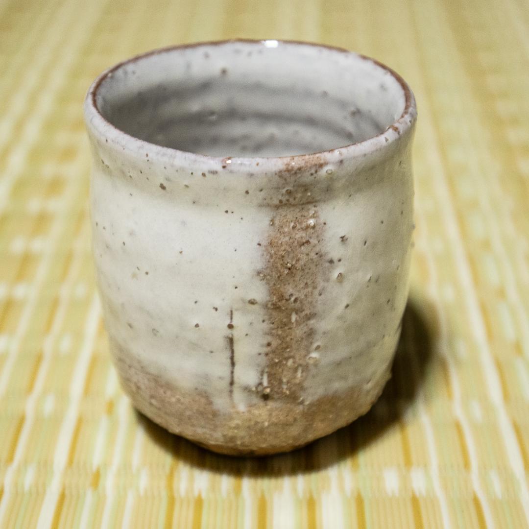 892  波多野善蔵　萩湯呑　共箱