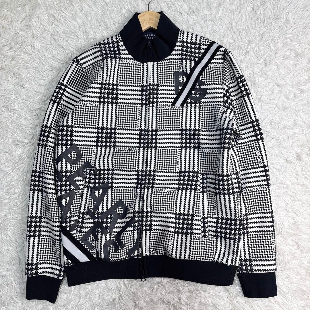 ⭐️現行⭐️パーリーゲイツ トラックジャケット パーカー ゴルフ ウェア 千鳥