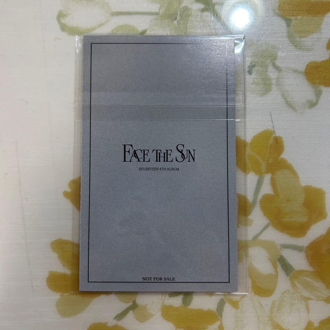 セブチ face the sun weverseラキドロ ミンハオ トレカ