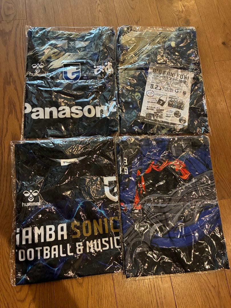 【未開封】ガンバ大阪 非売品 ユニフォーム 4枚セット ガンバエキスポ ソニック