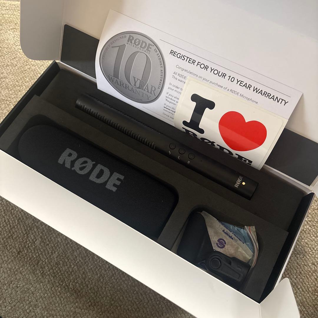 RØDE NTG4 コンデンサーマイク + 純正ショックマウントSM4-R