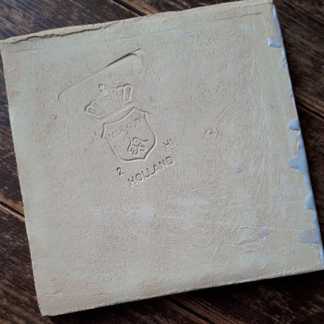 美品 タイル　アンティーク　マッカム　makkum　オランダ　耐熱