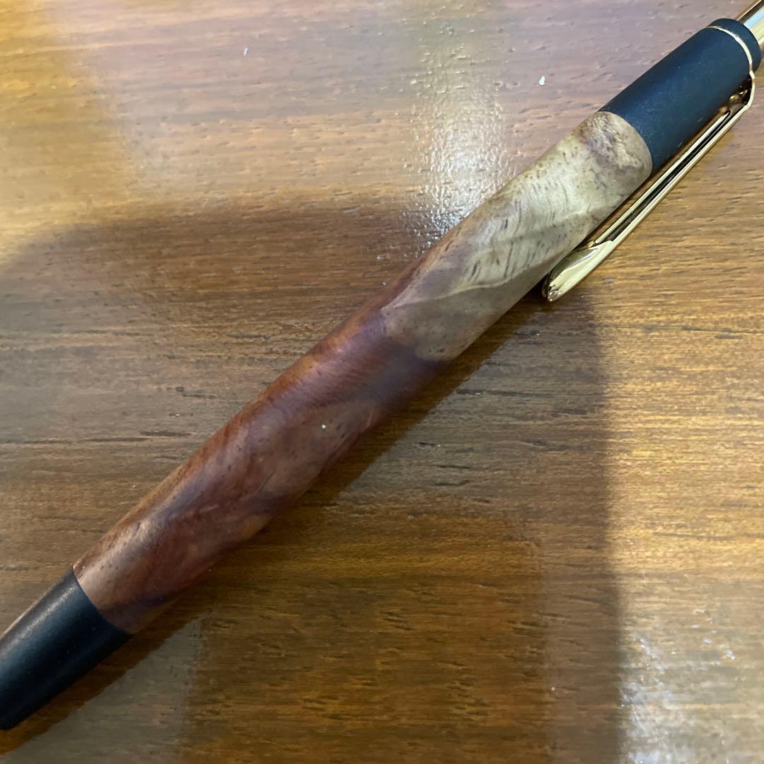 ボナン　本花梨瘤杢　源平(紅白) ペンシル