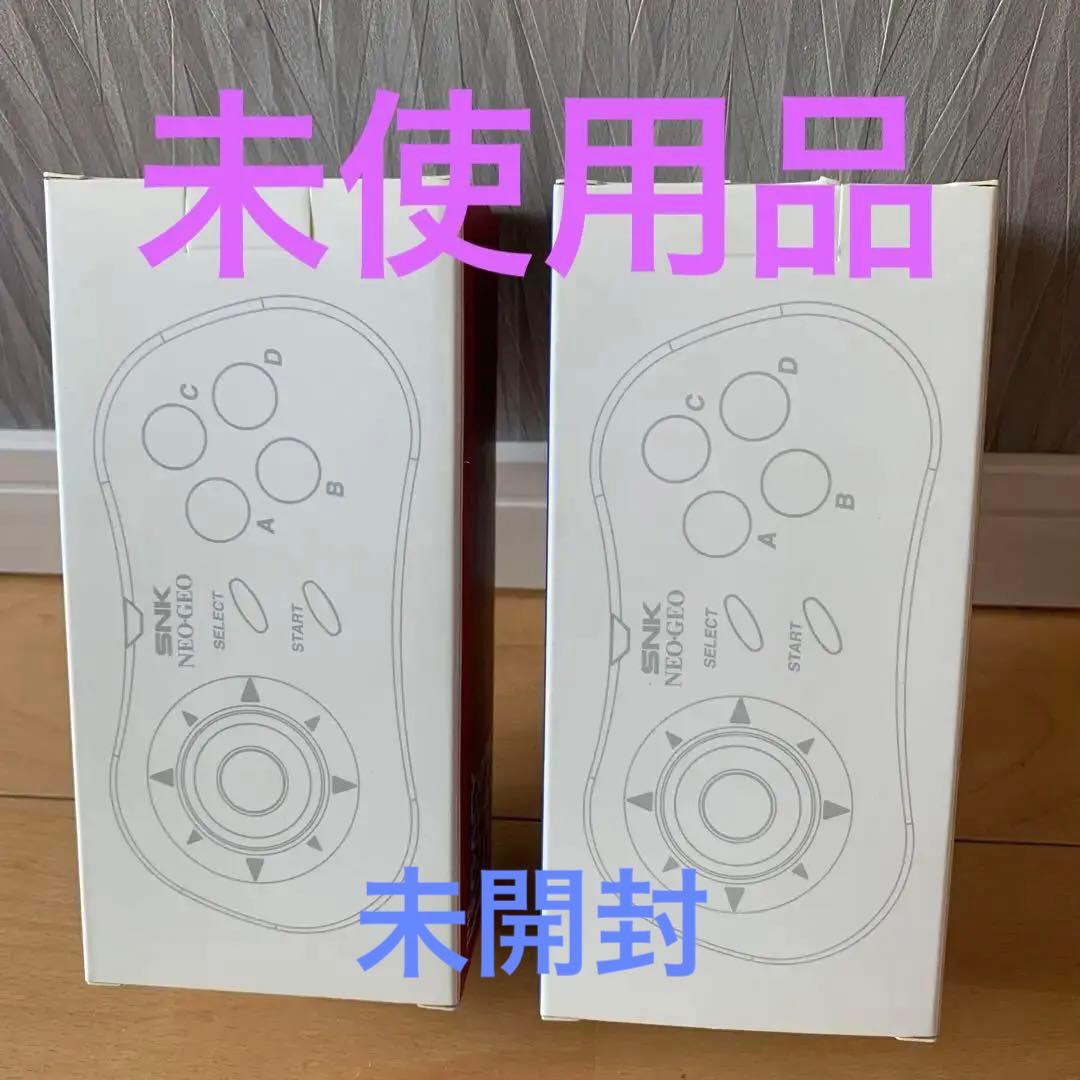 新品、未開封ネオジオミニ NEOGEO ➕PAD WHITE✖️2➕ケーブルセット