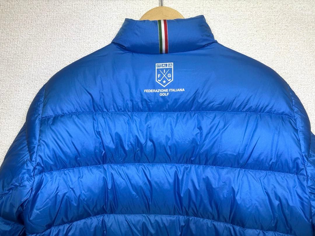 kappa golf イタリアロゴ刺繍ダウンジャケット