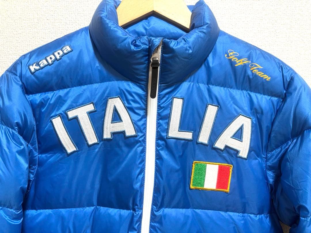 kappa golf イタリアロゴ刺繍ダウンジャケット