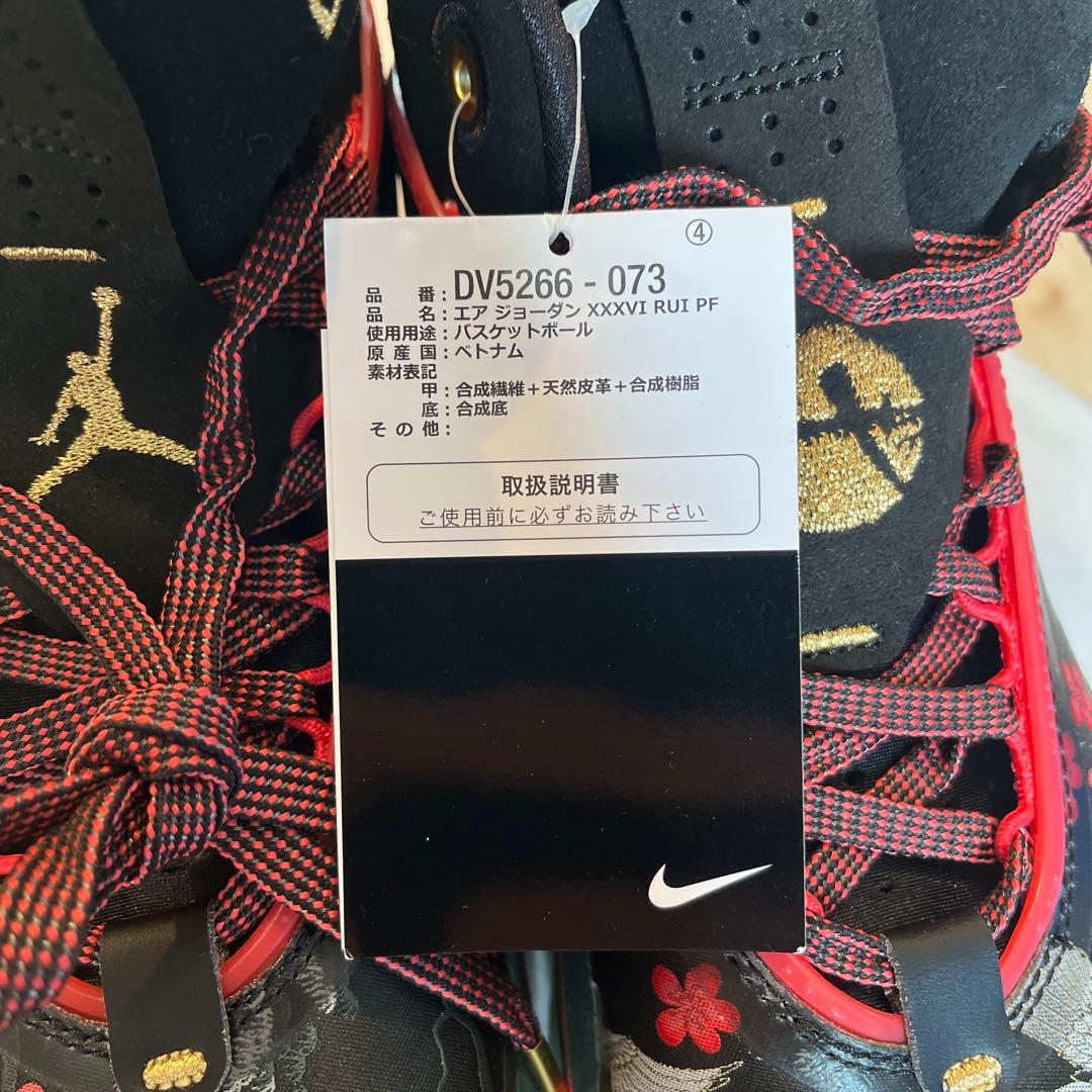 新品未使用NIKEエアジョーダンXXXVI RUI PF