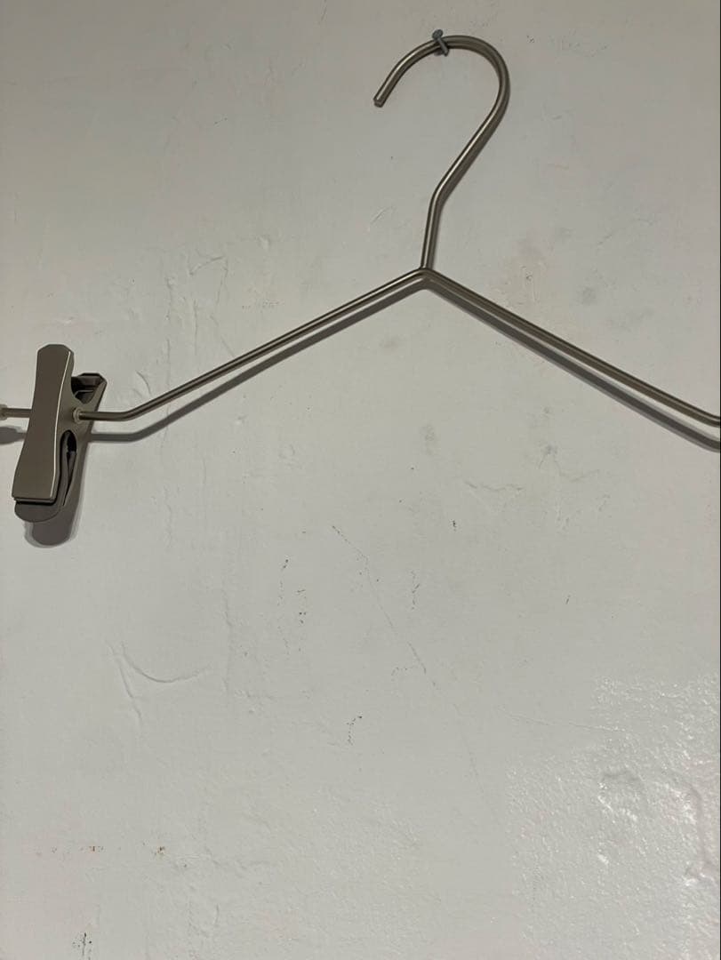 【15本セット】スチール製 パンツハンガー クリップ シルバー 古着屋 まとめ売