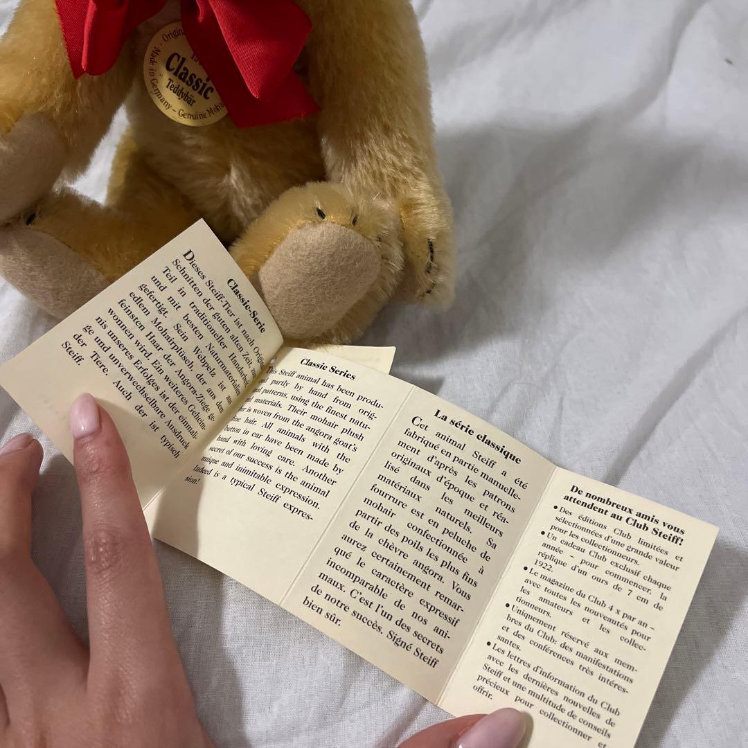 【レア】steiff テディベア1909