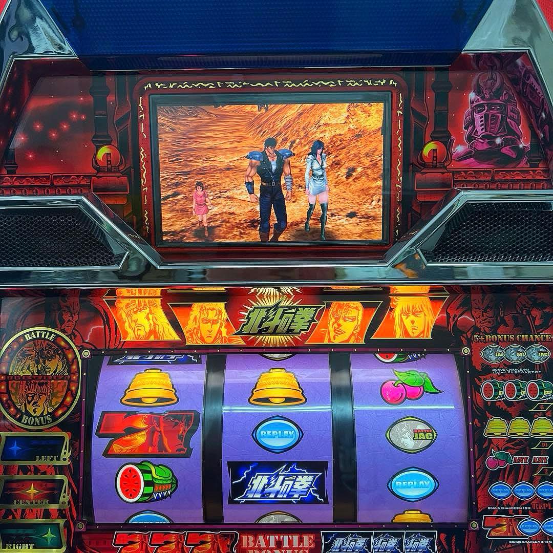 パチスロ実機 初代 北斗の拳 4号機 拳王パネル