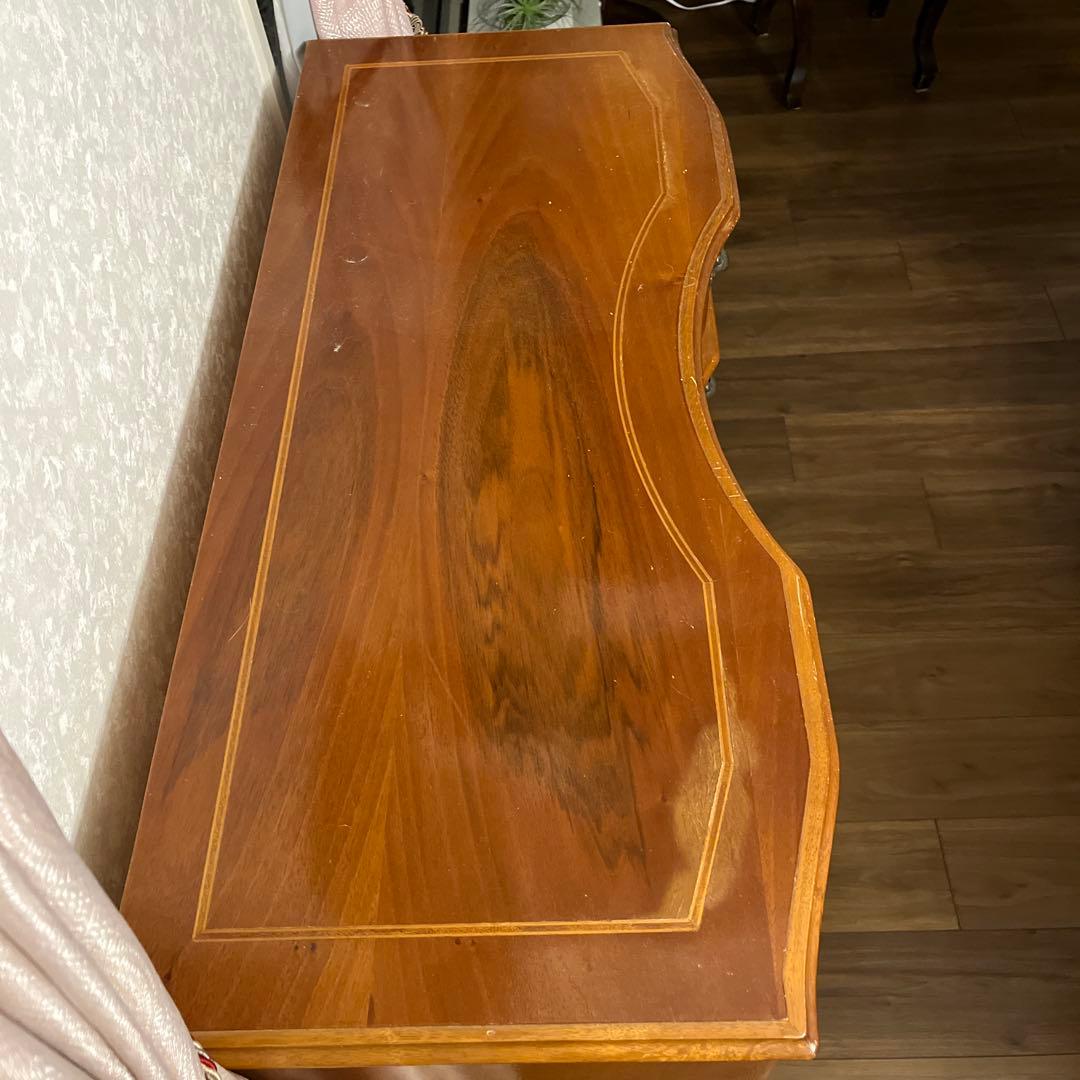 最終値下げ@猫脚アンティーク木製チェスト 4段