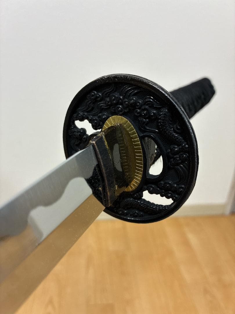 日本刀 雲龍 刀装具一式 太刀 脇差し 小太刀 模造刃 セット売り