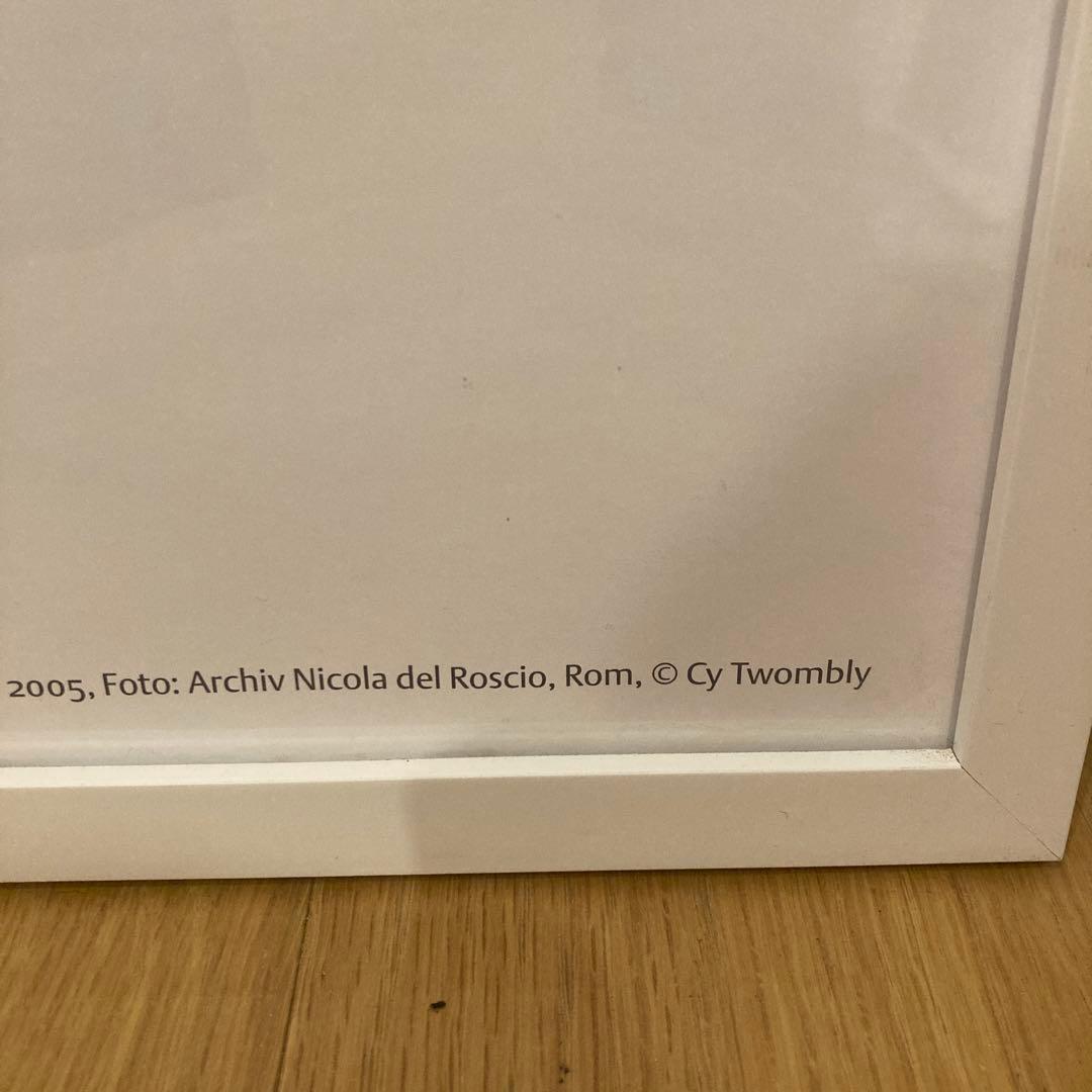 Cy Twombly Flowers Ⅱ ポスター (額装済)