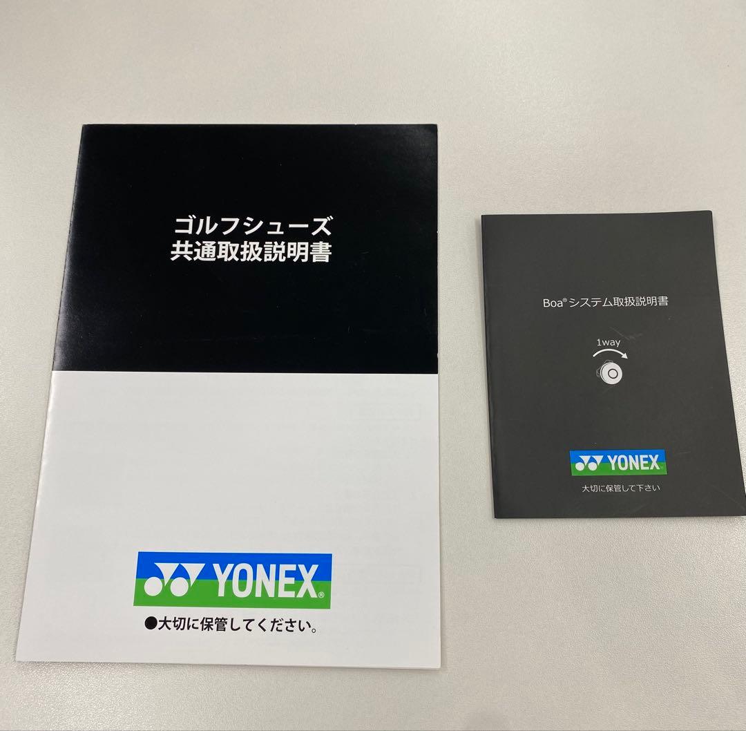 YONEX ゴルフシューズ ネイビー 25センチ パワークッションエアラスメン