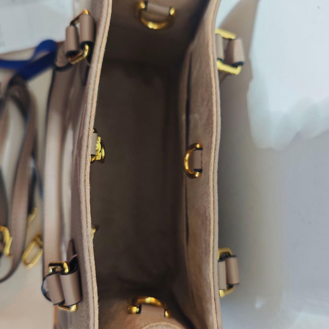 【実写画像】 ベージュ モノグラム ショルダーバッグ最終値下