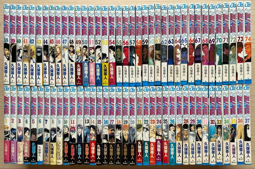 ブリーチ全巻(1〜74巻・全初版・帯付き)