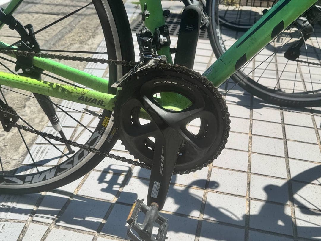 トライアスロンバイク グリーン