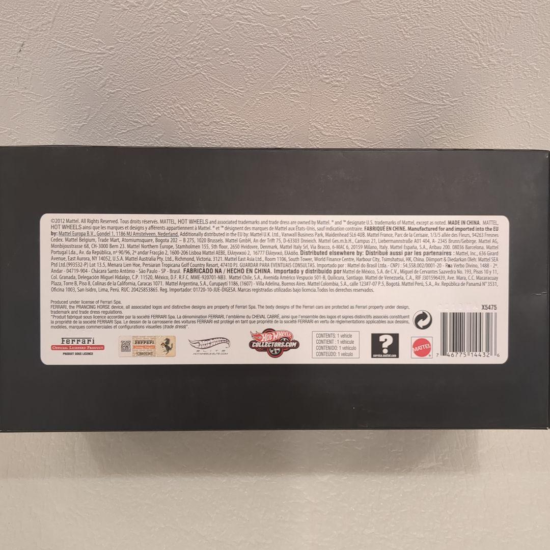 1/18 ホットウィール フェラーリ F12 イエロー 京商 オートアート