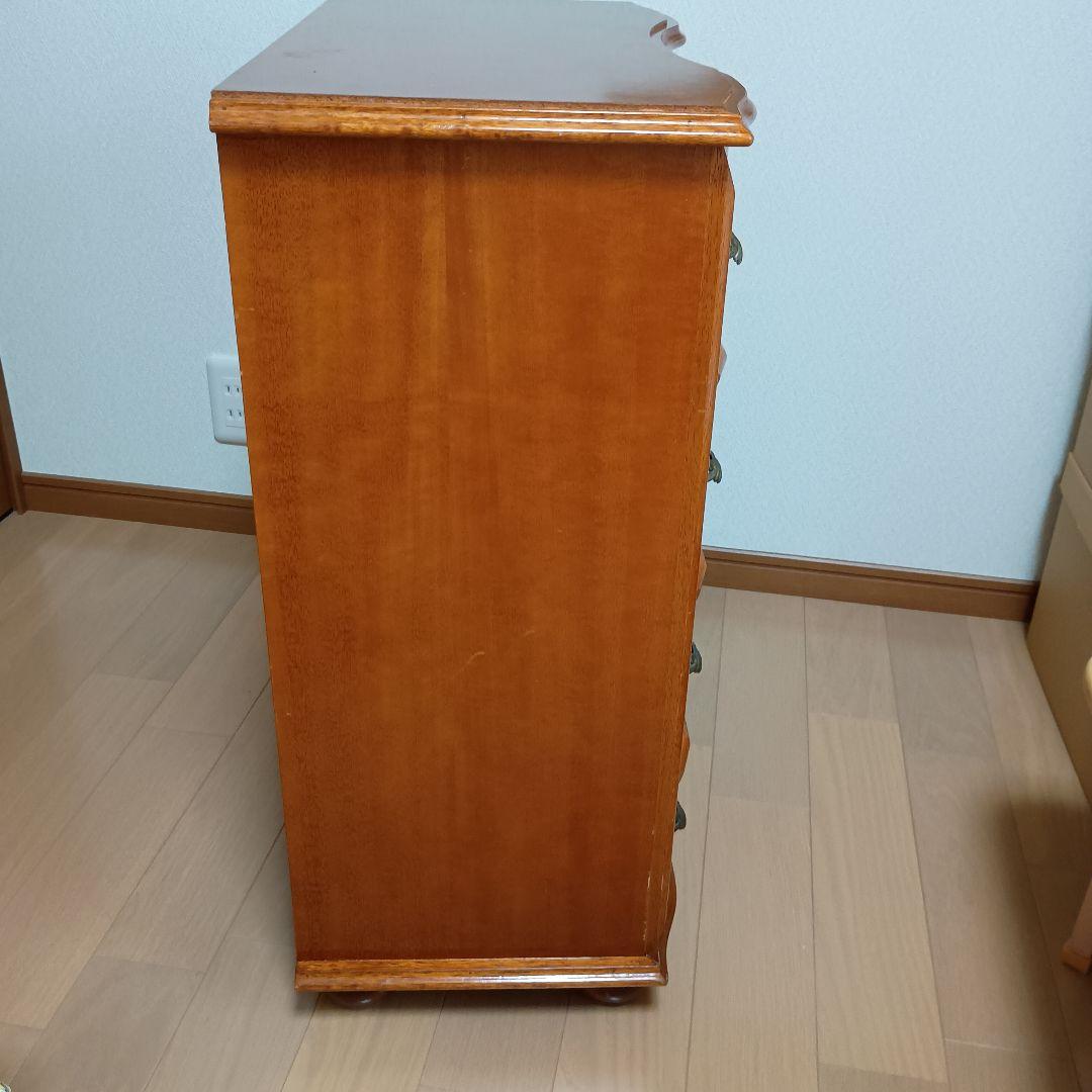 イタリア製 タロッコ モーレンス 4段チェスト 象嵌 アンティーク