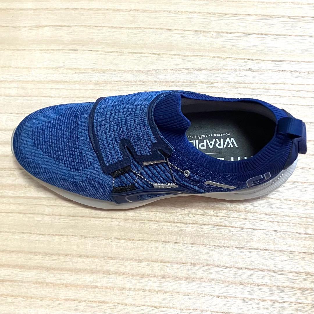 未使用品 FootJoyボア 防水ゴルフシューズ ネイビー 26cm