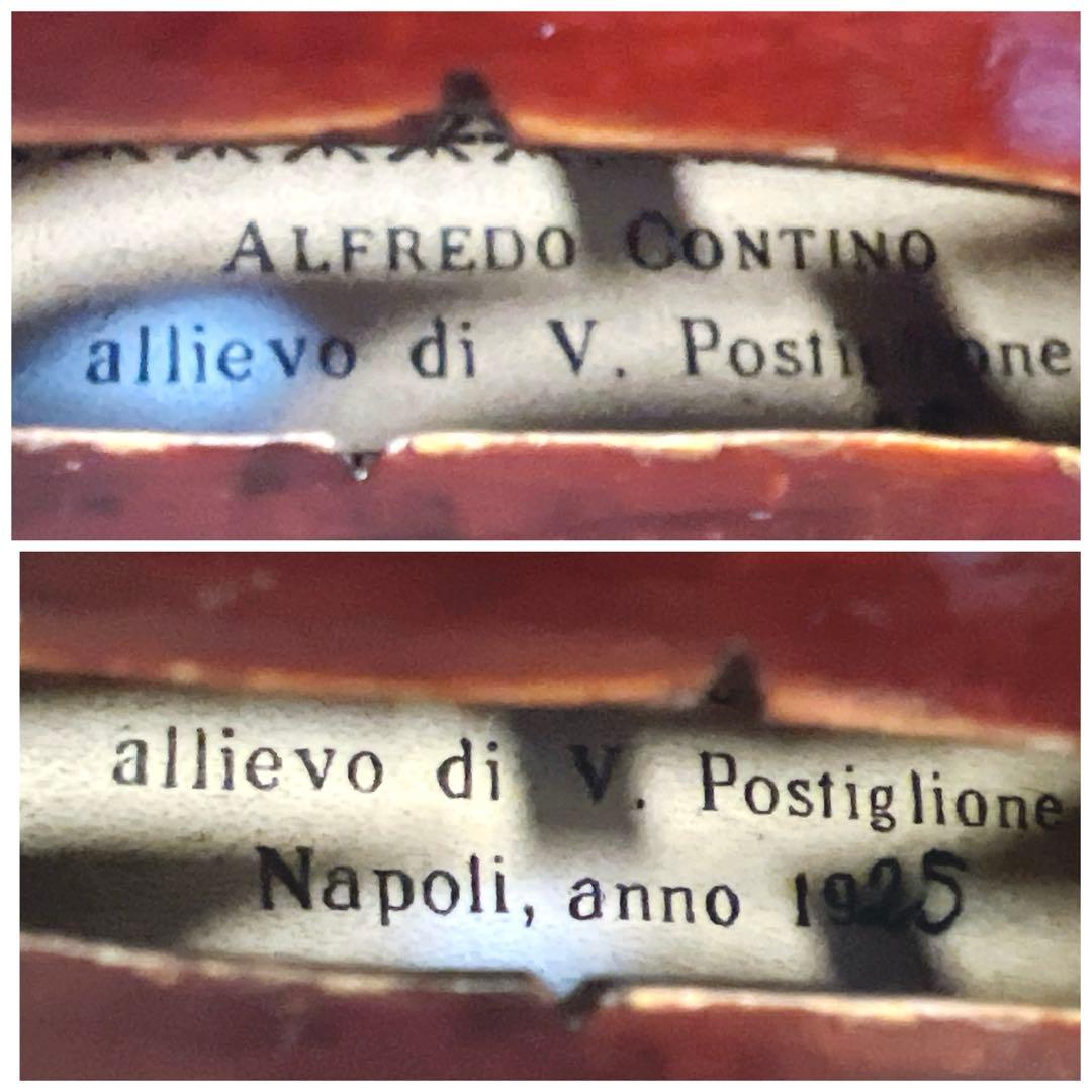 【美品】ALFREDO CONTINO 1925年製 4/4バイオリン　虎杢