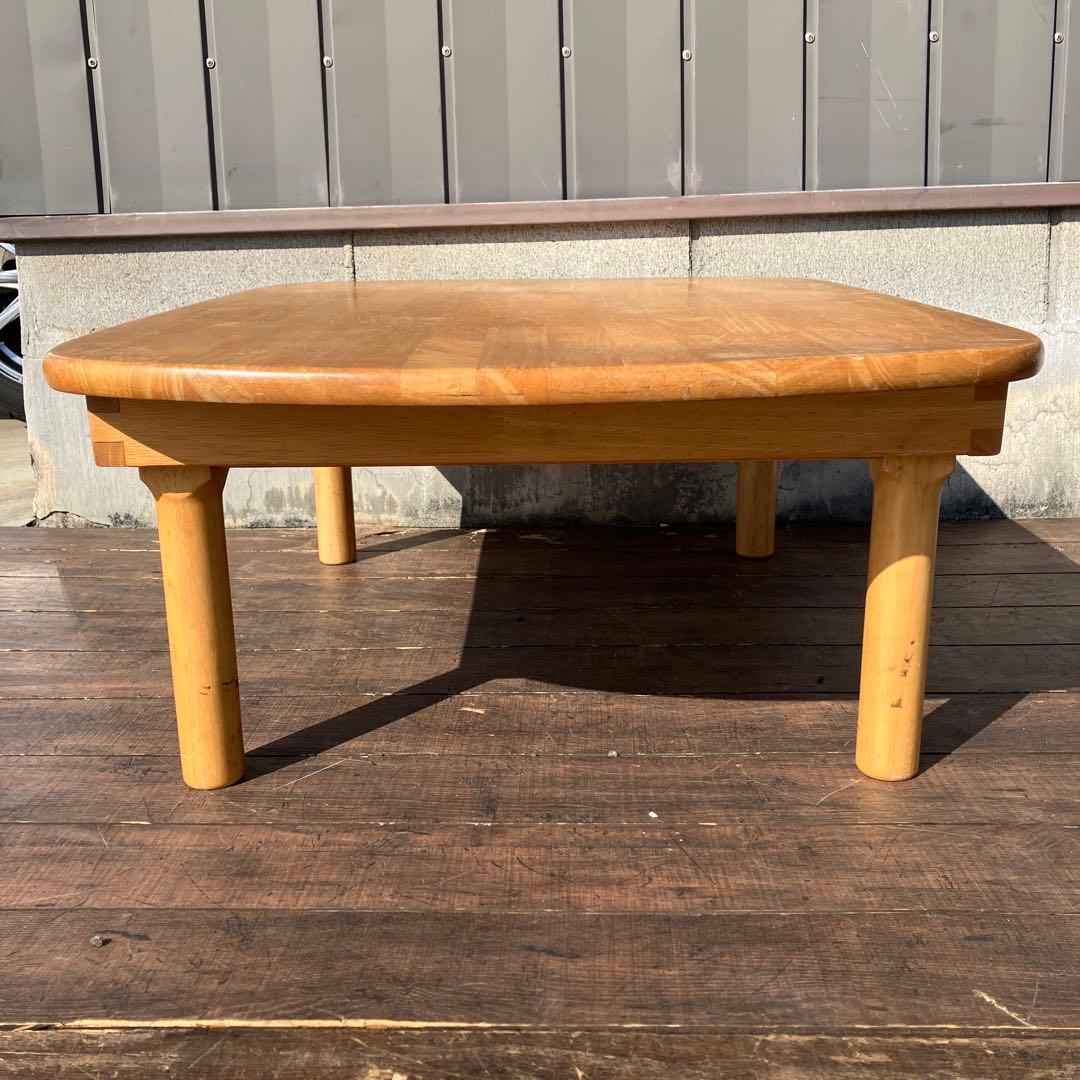 A-4 折りたたみ ローテーブル 木製 センターテーブル ちゃぶ台 ナチュラル