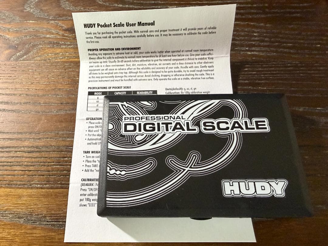 HUDY デジタルポケットスケール #107865