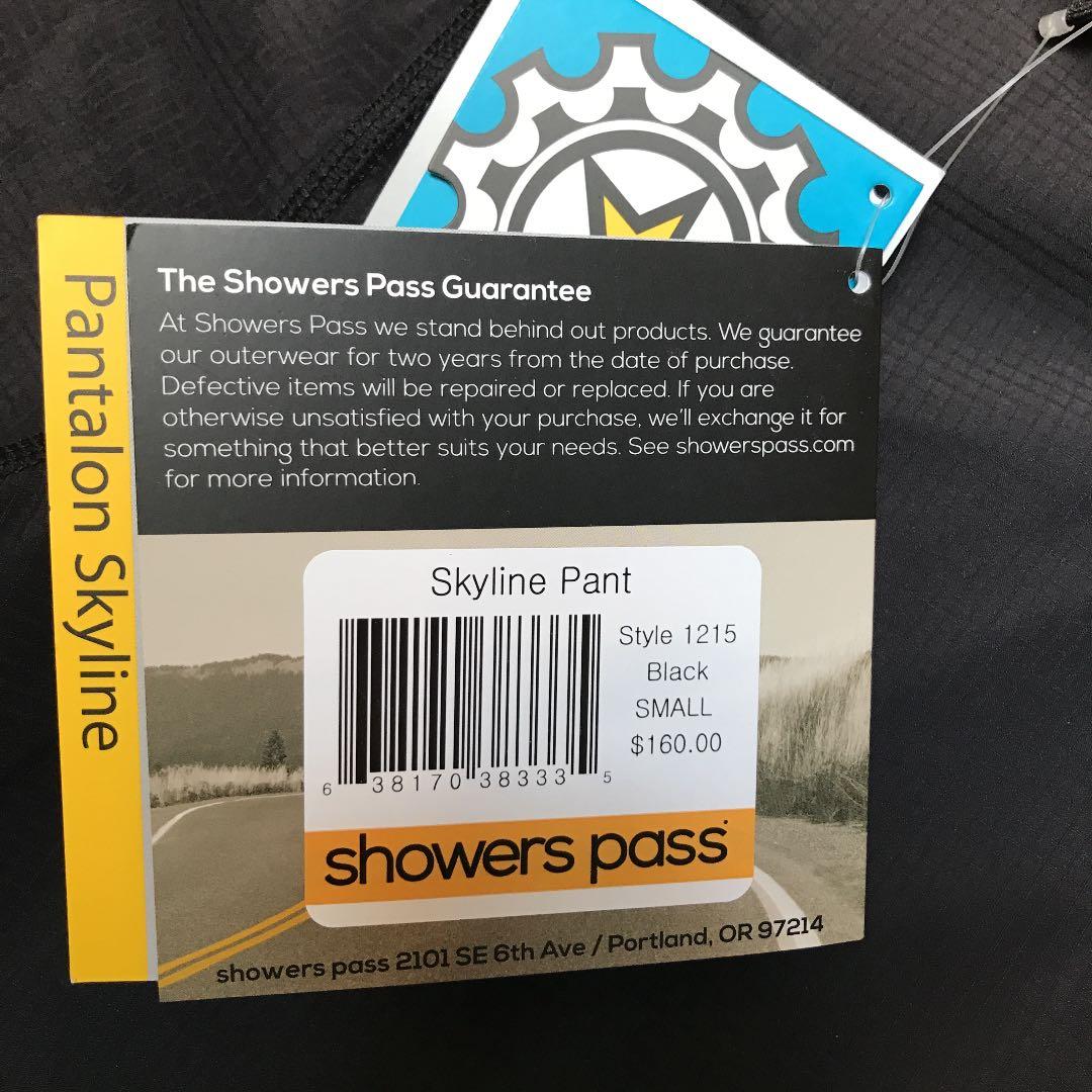 レイン　パンツ　showers pass Skyline Pants Black