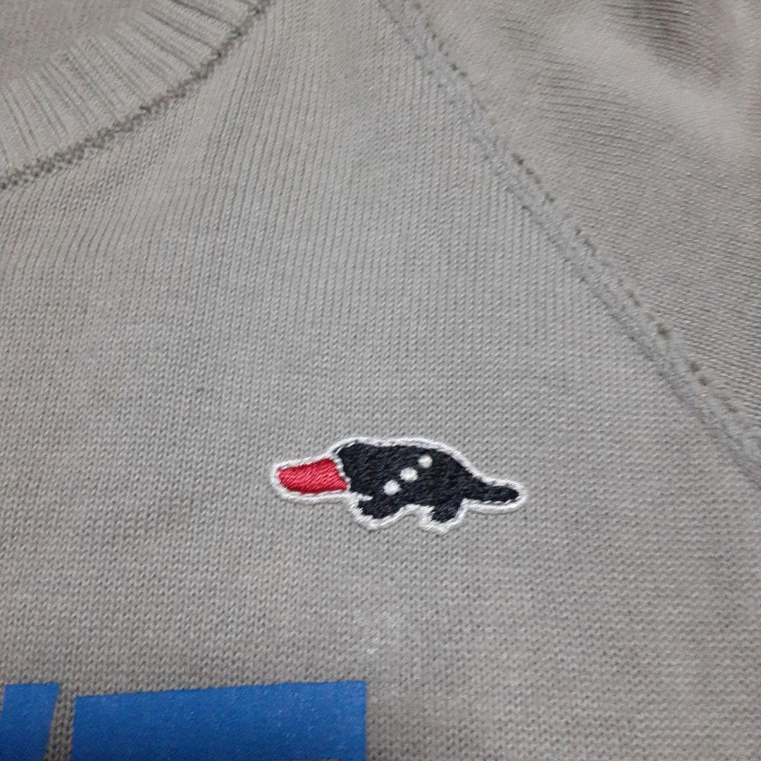 rough and swell ラフアンドスウェル　両面ロゴ　ニットセーター